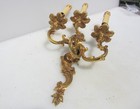 Vintage Brass Wall Light Sconce Lighting Gilt Old Rococo Old Antique French