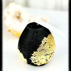 Organic Black Gold Leaf Candle - Honeysuckle Mint Fusion