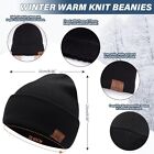 3pcs Winter Beanie Hat Scarf Touchscreen Gloves Set For Men   Women Fleece Lined