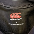 Canterbury Rugby Black Base Layer Cold Long Sleeve Shirt Mens Small Compression