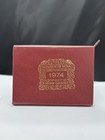 1974 India Proof Coin Set Bombay Mint Complete W  Case   Original Certificate