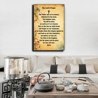 Our Father Prayer Wall Decor  The Lords Prayer Wall Art  Christian Decor