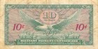 Usa   Mpc  10  Cents  1964  Series  641  Plate    51  Circulated Banknote Mm
