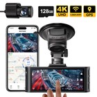 Redtiger 4k Dash Cam Front And Rear  Touch Screen 3 18 Inch  Free 128gb Card