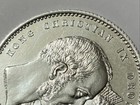 1892-cs Denmark 2 Kroner Km-800 Golden Wedding Anniversary Silver