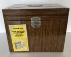 Ballonoff Letter File Woodgrain Office Metal File Box Home Or Office Vintage