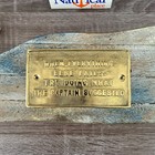 Solid Brass Door Signs  Captain Suggested  Cocktail Hour  Nautical Wall Decor