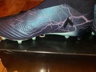 Rare Adidas Ace 17  Purecontrol Fg Soccer Cleats S77165 Ink black aqua Size 9 Us