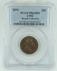 1870 Pcgs Pr63bn Pattern 25c J-902
