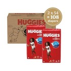 Huggies Size 6 Diapers  Little Snugglers Baby Diapers  Size 6  35  Lbs   108    