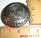 Indian Screw-back Concho Vintage Biker Collectible Old Motorcycle Accessory Usa