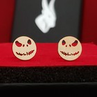 Jack Skellington Earrings  3 Colors  Goth Punk Occult Nightmare Before Xmas