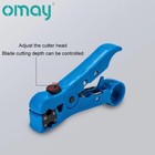 Universal Cable Stripper Cutter For Flat Round Tv utp Cat5 Cat6 Wire Coax Tool G