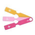 Simple Travel Luggage Bag Tags Holder Plastic Suitcase Name Address Id Label 