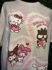 Hybrid Hello Kitty   Friends Girls Graphic T-shirt M  8-10  White Pink