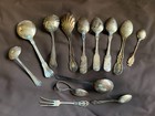 Assorted Sterling Silver Lot 310 Grams Spoons  Forks Scrap Or Not