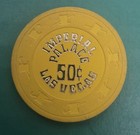 Imperial Palace Las Vegas  Nv 50 Cent 1980 Issue Casino Chip