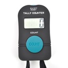 4 Digits Digital Tally Counter Electronic Manual Hand Clicker One Button lanyard