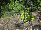 Vintage Poulan 361 Chainsaw Chain Saw Cabin Arborist Muscle Lumberjack 