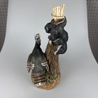 Austin Nichols Wild Turkey   Bears No 9 1985 Porcelain Decanter 101 Proof Empty