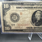  10 Dollar 1914 Federal Reserve Large Size Note Red Seal Fr 899b  Harder To Find