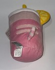 Brand New Gund 6067246 Pusheen Cat Pink Lemonade Sip Plush Stuffed Animal Cute