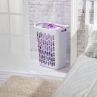 Mainstays Rectangular Open Laundry Hamper  Plastic White Fast Shipping Usa  