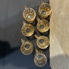 Vintage Federal Glass Mini Beer Stein Shot Glasses 10 Set 1 Clear pink 7 Amber 