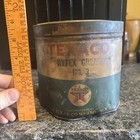 Texaco Byte  Grease No  3 Metal 5 Pound Advertising Can - Empty