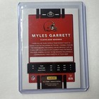2017 Panini Donruss - Rookies Myles Garrett  356 Press Proof Green  rc  Rare Sp 