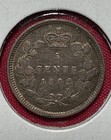 Canada 5-cent Silver 1892  Better Circulated Coin  Vf  Large 2
