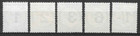 Ghana Postage Due Stamps 1958 Sc  J1-j5   Numeral Of Value    Gold Coast Mnh