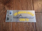 U s Military Navy Uss Abraham Lincoln  Cvn-72  Window Decal Bumper Sticker 