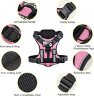 Service Dog Harness  Reflective Dog Vest Harness With 5 Pcs Patches  Adjustable