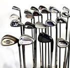 Wholesale Lot Of 24 Golf Clubs - Right Handed - Assorted Irons And Wedges