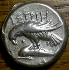 Moesia  Istros Silver Drachm 4th Century Bc  1