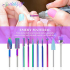 10pcs set Manicure Pedicure Nail Art Tools Nail Drill Bits File Grinding Head