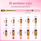 Acrylic Nail Brush Set  10pcs Professional Nail Art Brushes For Acrylic Powder A