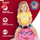 18  Pink Hopper Ball For Kids Age 3-6 Jumping Hippity Hop Relay Toy Fun - Us