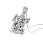 Sterling Silver  92 5  Purity  God Ganesh Pendant For Men   Women