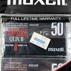 Maxell Capsule Udx Ii 50 Minute High Bias Type Ii Audio Cassette Tapes 2 Pack