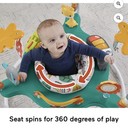 Fisher-price Whimsical Forest Jumperoo 3 Heights Music Lights 360   Seat