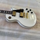 Custom Lp Alpine White Electric Guitar Gold Hardware Mahogany Body High Quality