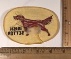 Vintage Irish Setter Dog Breed Patch Sew On Animal New Old Stock