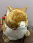 Vtg Avanti Applause Jockline Large Plush Realistic Orange Tabby Cat Sleeping