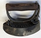 Antique Sensible  4 N R S   Co Sad Iron With Detachable Wooden Handle