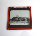 Raf   Army Sports Day No6 Pillow Fight Final Circa Ww1 Magic Lantern Slide Photo