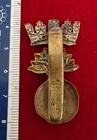 Ww1 British Royal Irish Fusiliers Bimetal   Maker Dowler Birmingham  Cap Badge 