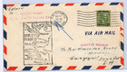 Canal Zone Usa Air Mail Cover First Flight Ecuador 1929 Guayaquil Wg205