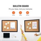 Uimoso Cork Board Bulletin Board 36  X 24  With Mdf Sticker Frame Wall Mounted